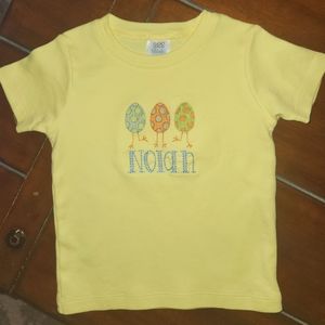 Nolan embroidered Easter tee